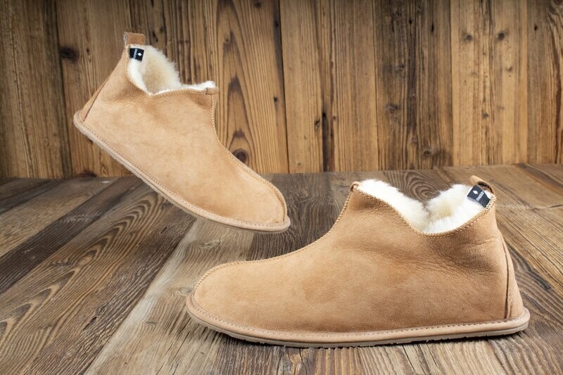 Mens Santa Beige Slippers