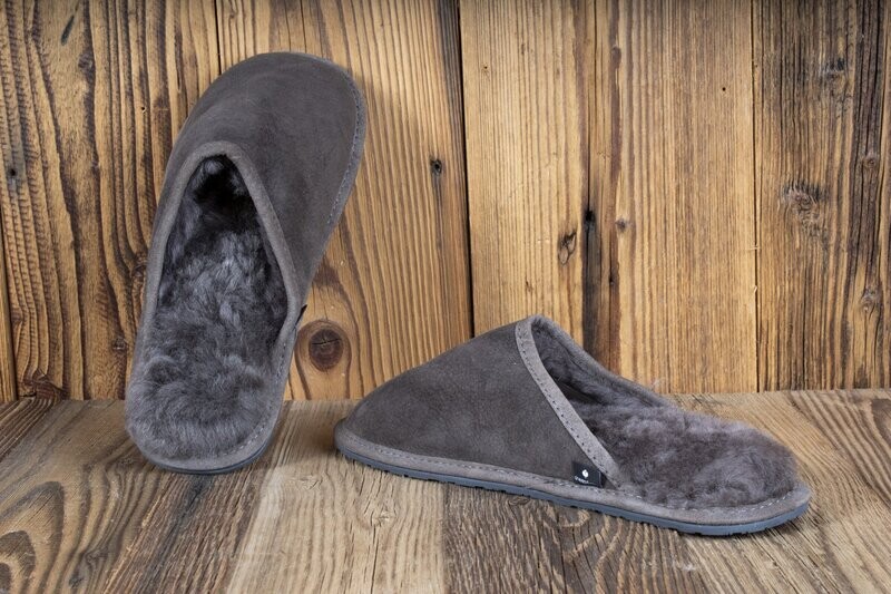Mens Joseph Grey Slippers