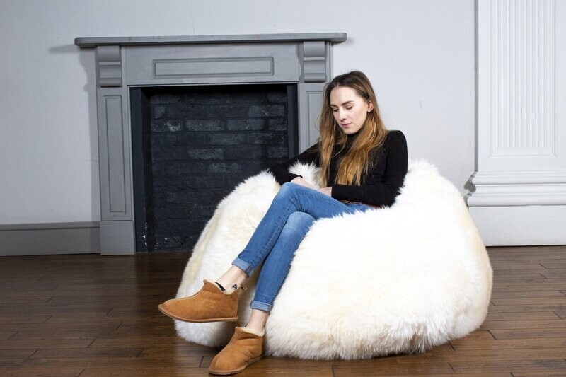 British White BeanBag ‘Large’