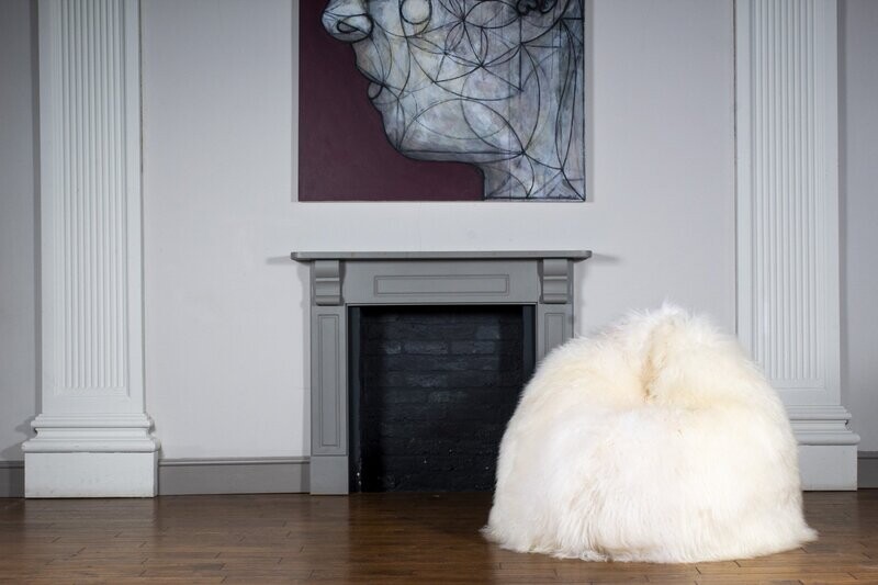 Icelandic White Beanbag ‘Extra Large’