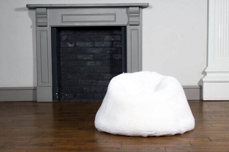 British White ShortWool BeanBag ‘small’