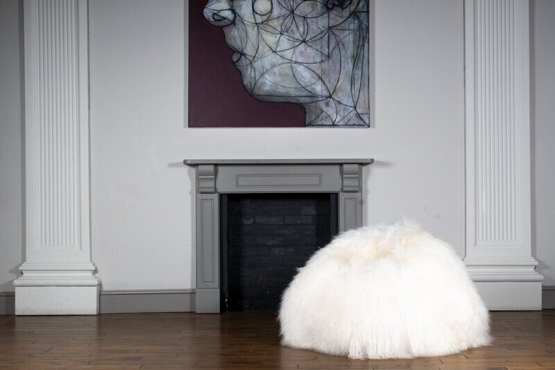 Icelandic White BeanBag ‘Large’