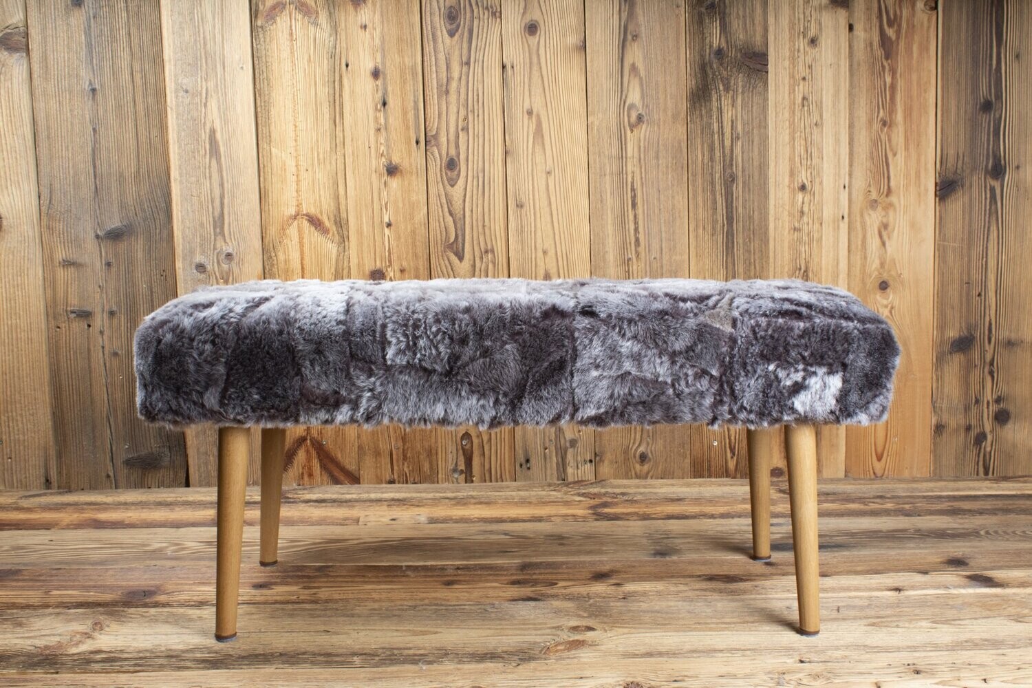 ShortWool Bench ‘grey'
