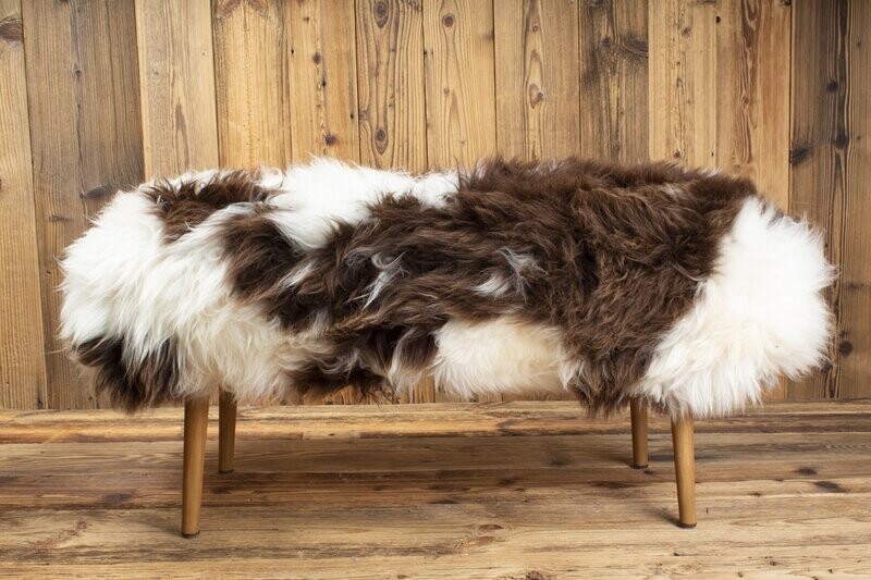 Jacob Bench ‘brown & white’