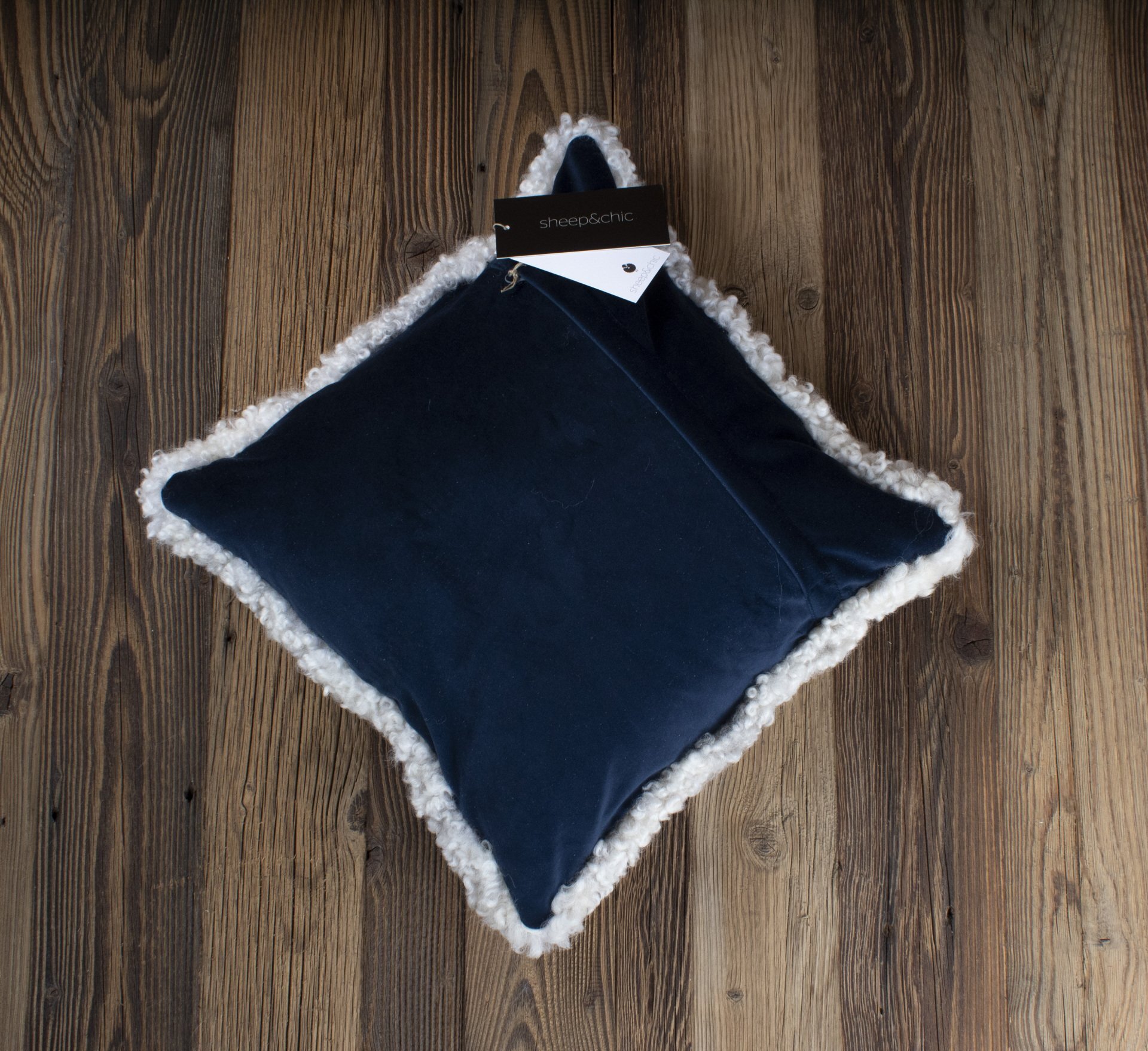 Gotland Cushion ‘white, grey’