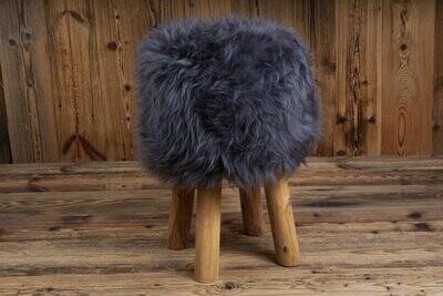 British Sheepskin stool