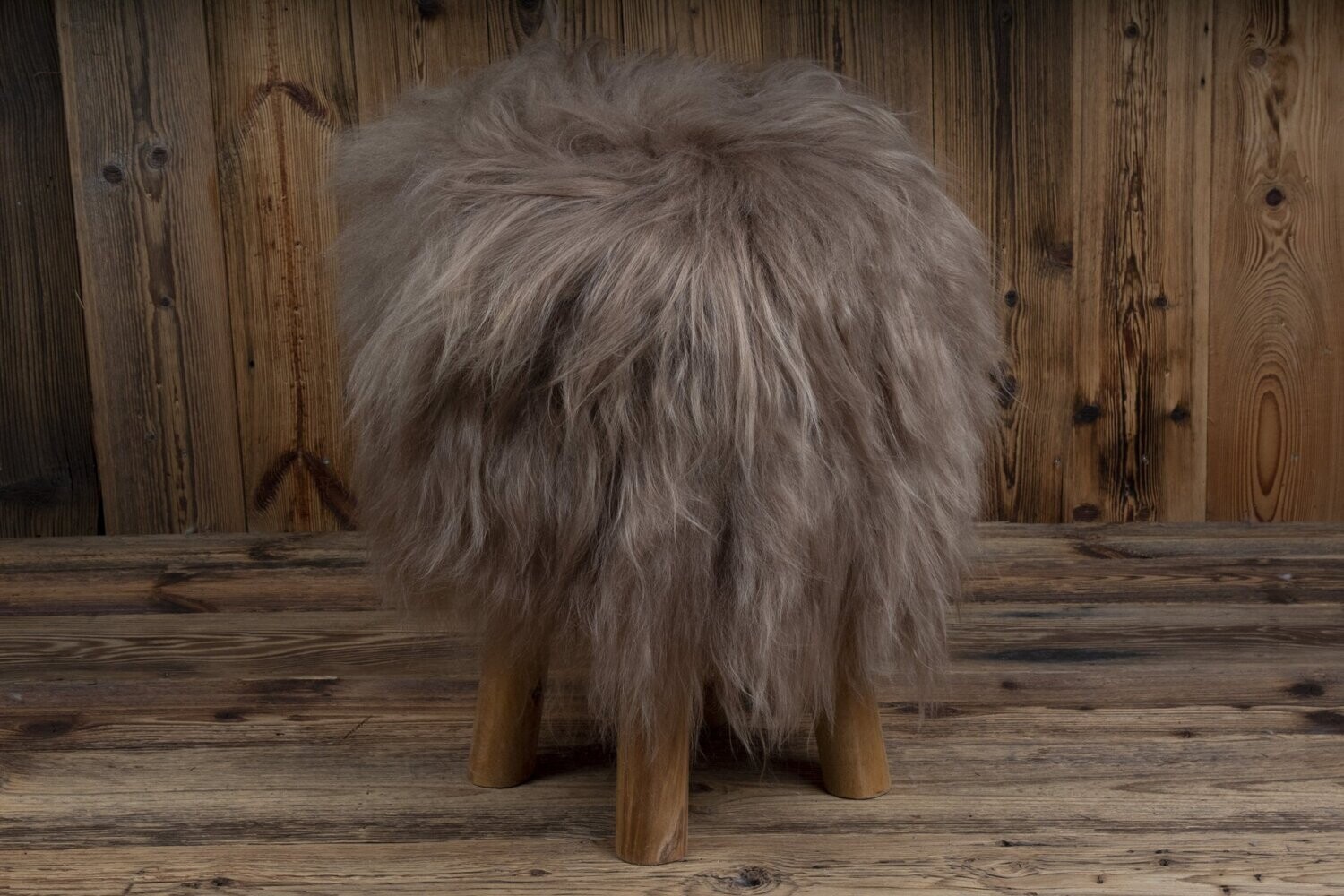 Icelandic Sheepskin stool