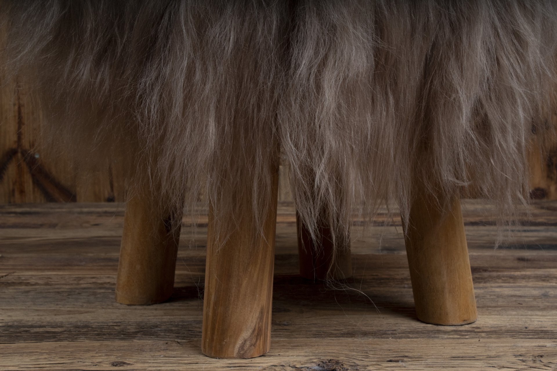 Icelandic Sheepskin stool