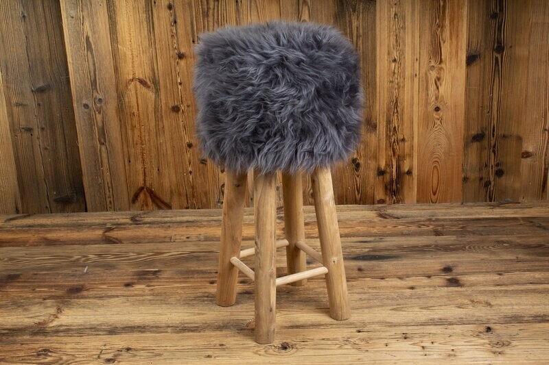 British Sheepskin Bar Stool
