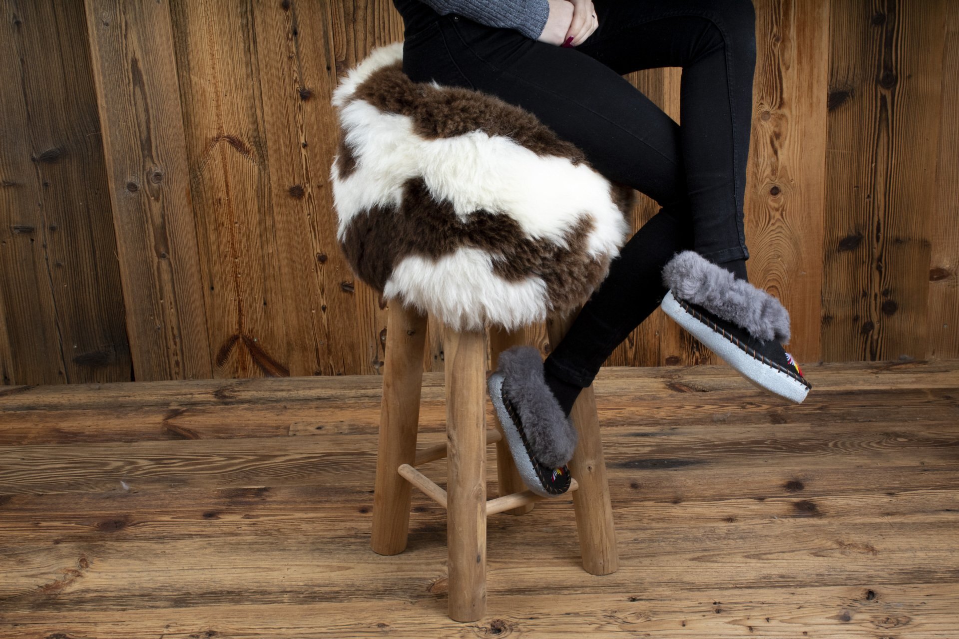 Jacob Sheepskin Bar stool