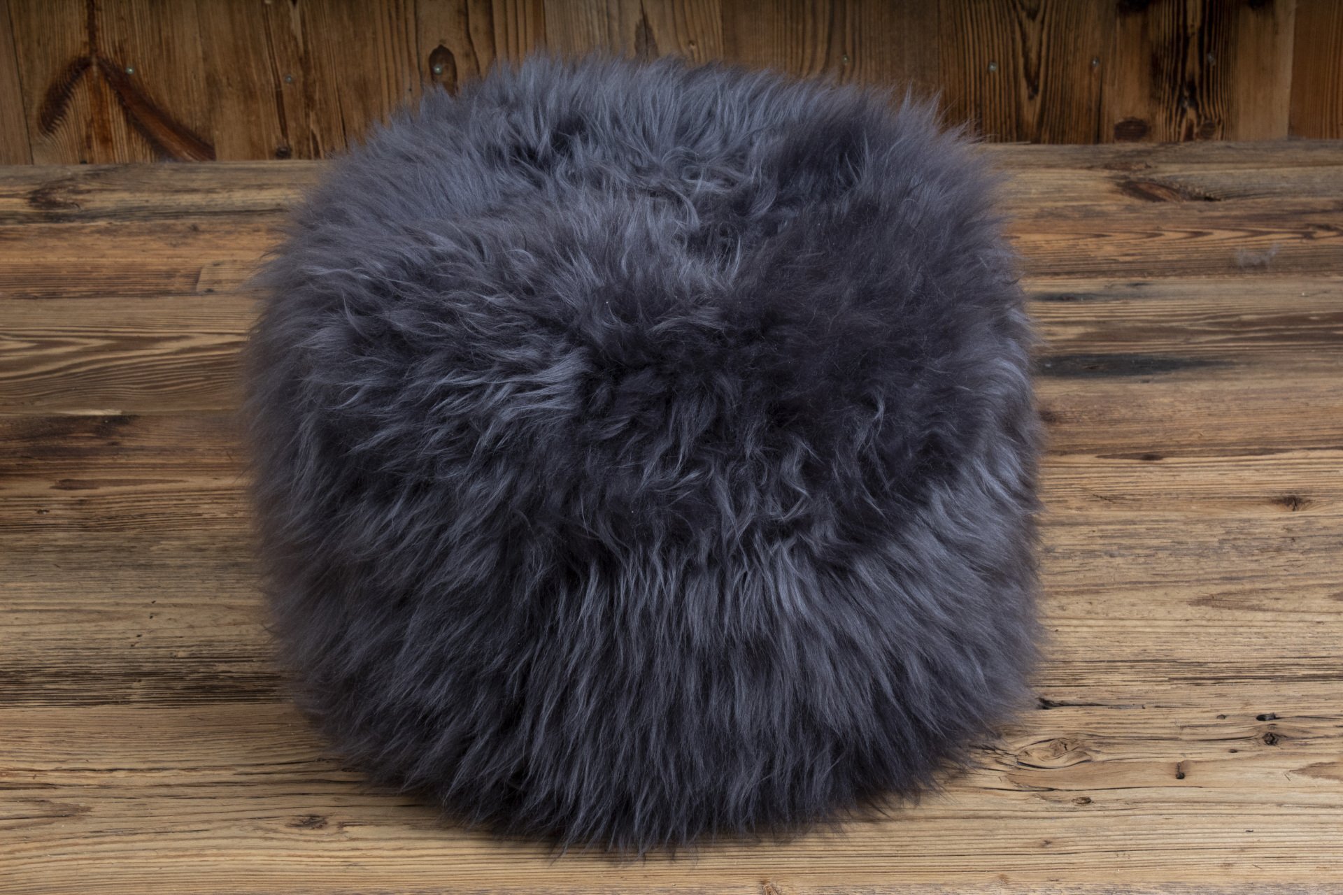 British Sheepskin Pouffe