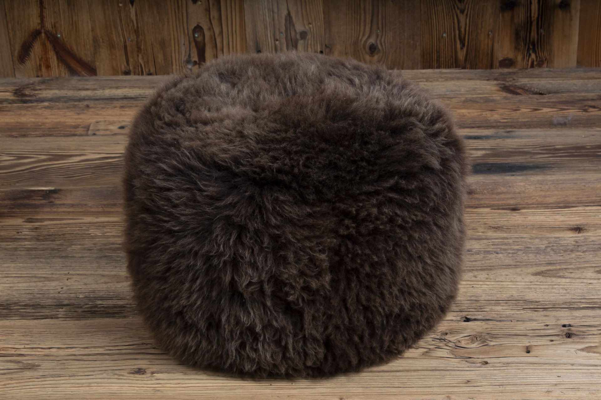 Rare Colour Sheepskin Pouffe
