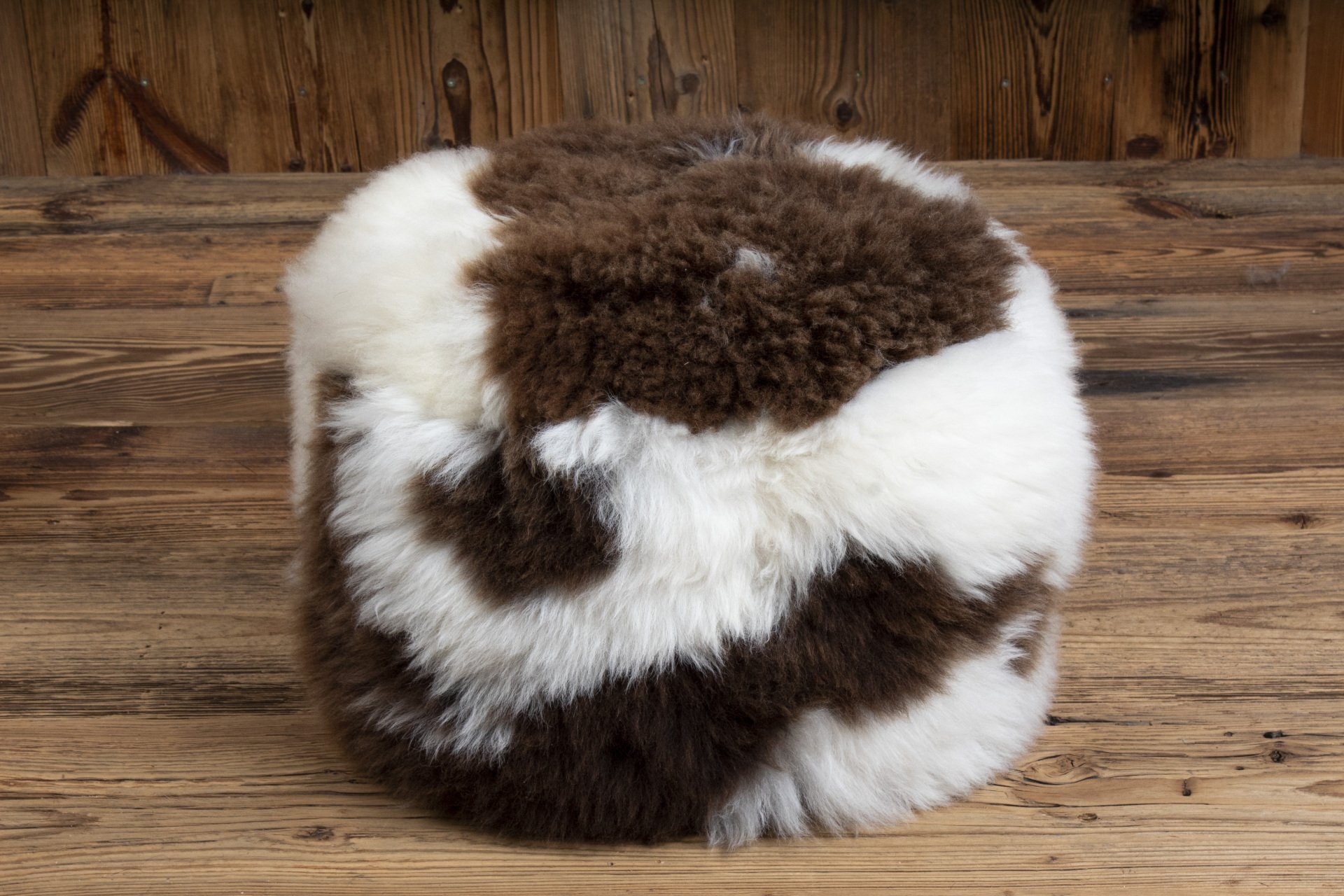 Jacob Sheepskin Pouffe