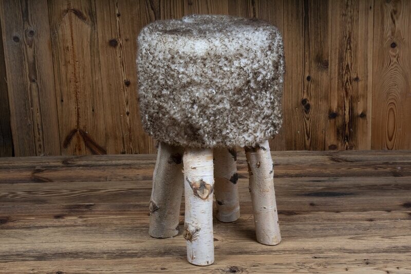 Gotland Sheepskin 'brown&white'
