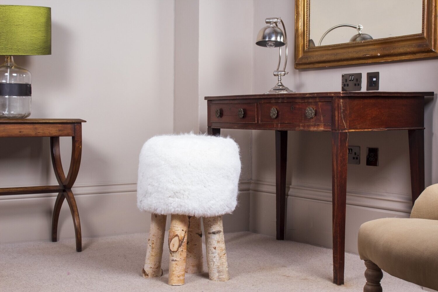 ShortWool Sheepskin 'white'