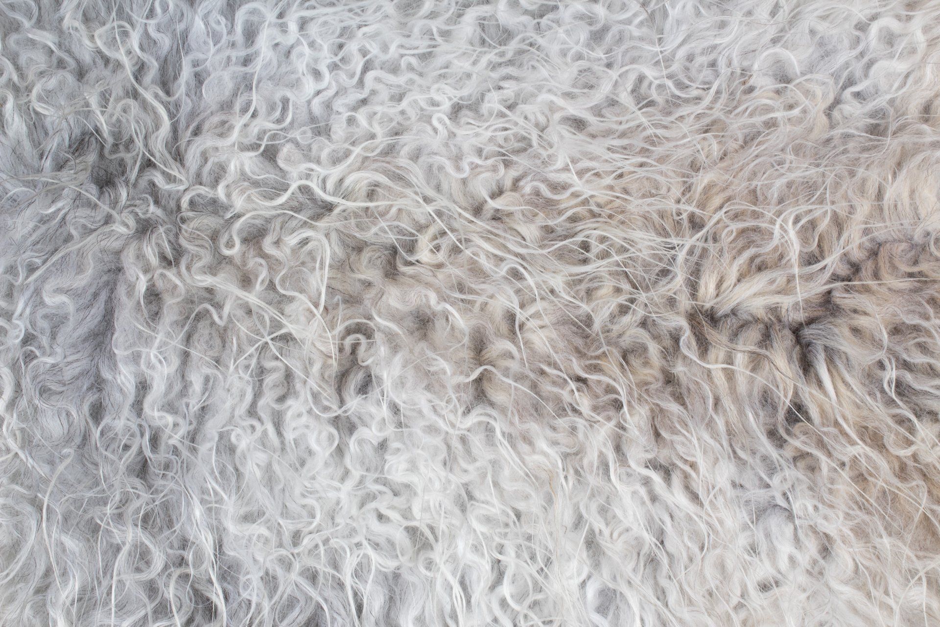 Grey Gotland 'long wool' Sheepskin #9