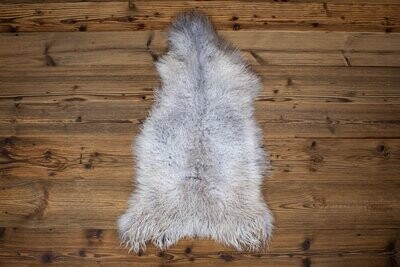 Grey Gotland 'long wool' Sheepskin #10
