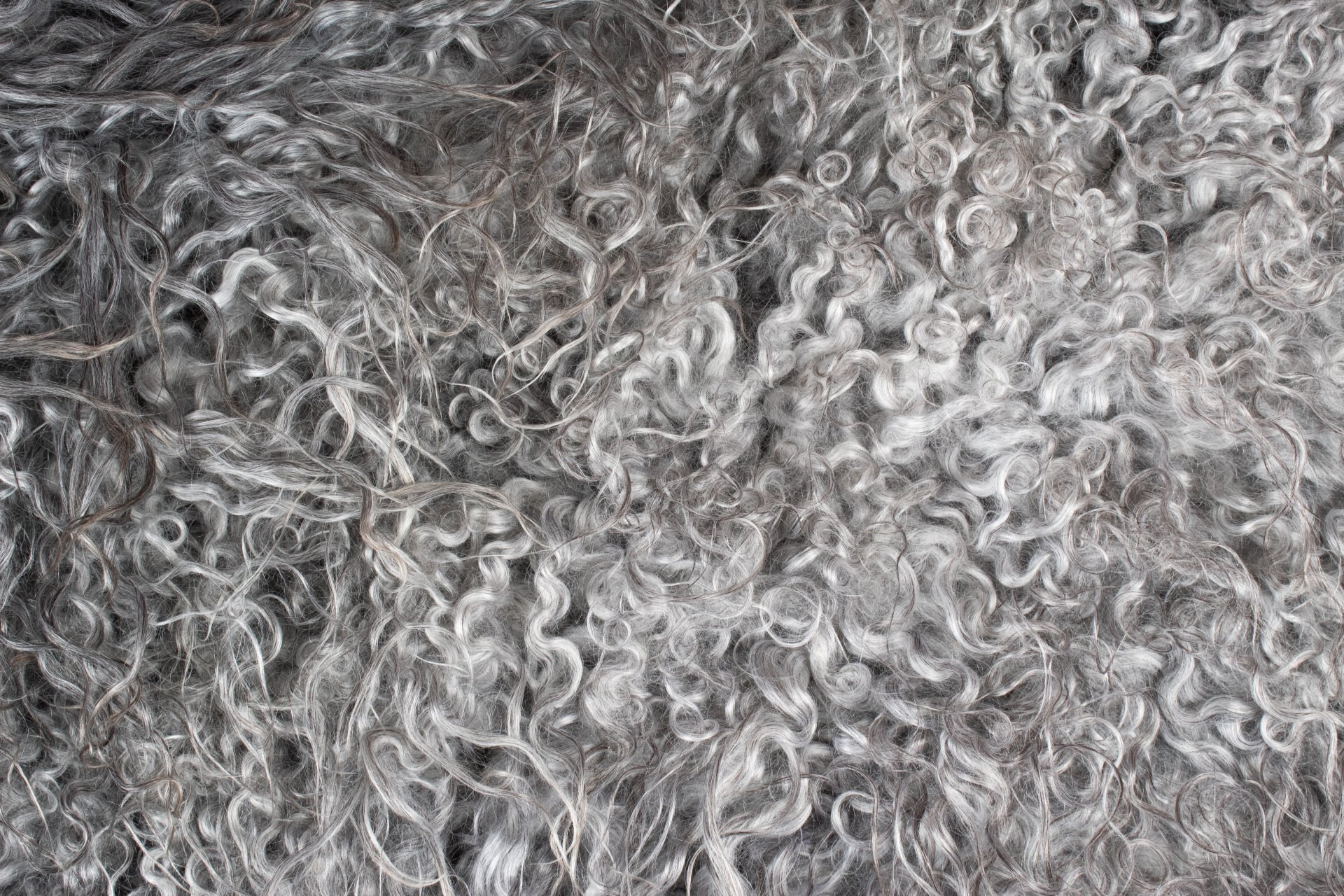 Grey Gotland 'long wool' Sheepskin #11