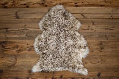 White&Brown Gotland Sheepskin#2