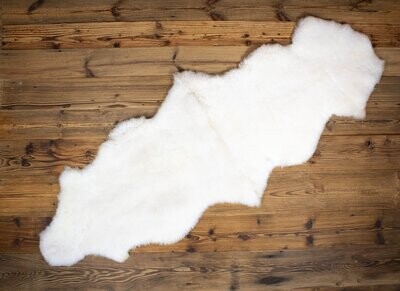 Double ShortWool Sheepskin ‘white’
