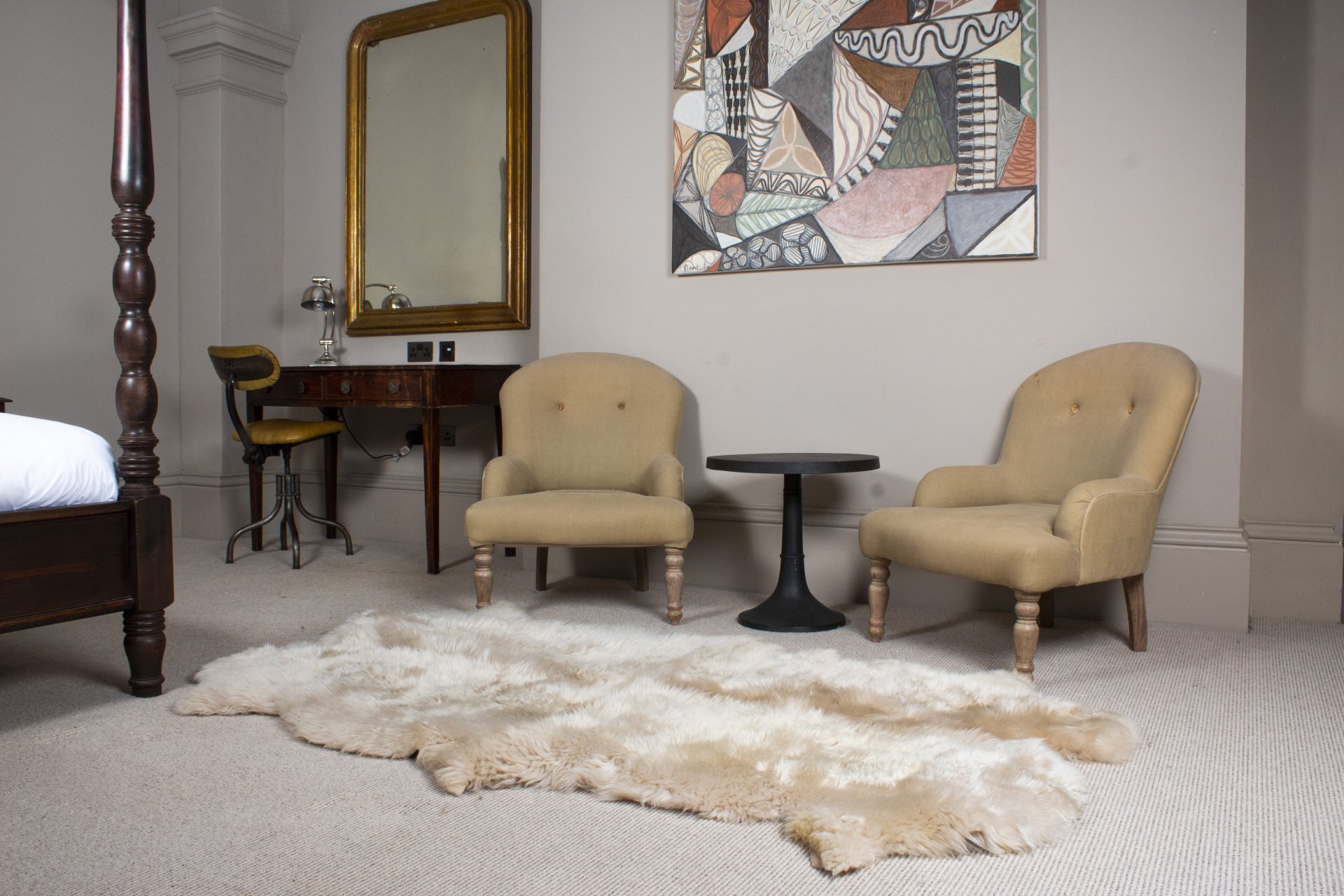 Quad British Sheepskin ‘cappuccino’
