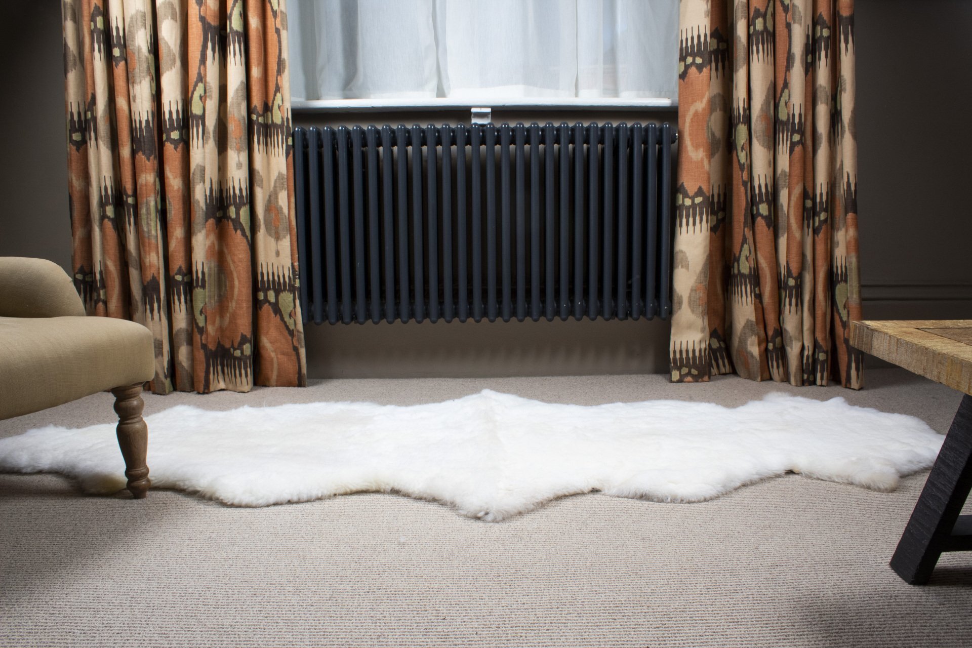 Double ShortWool Sheepskin ‘white’