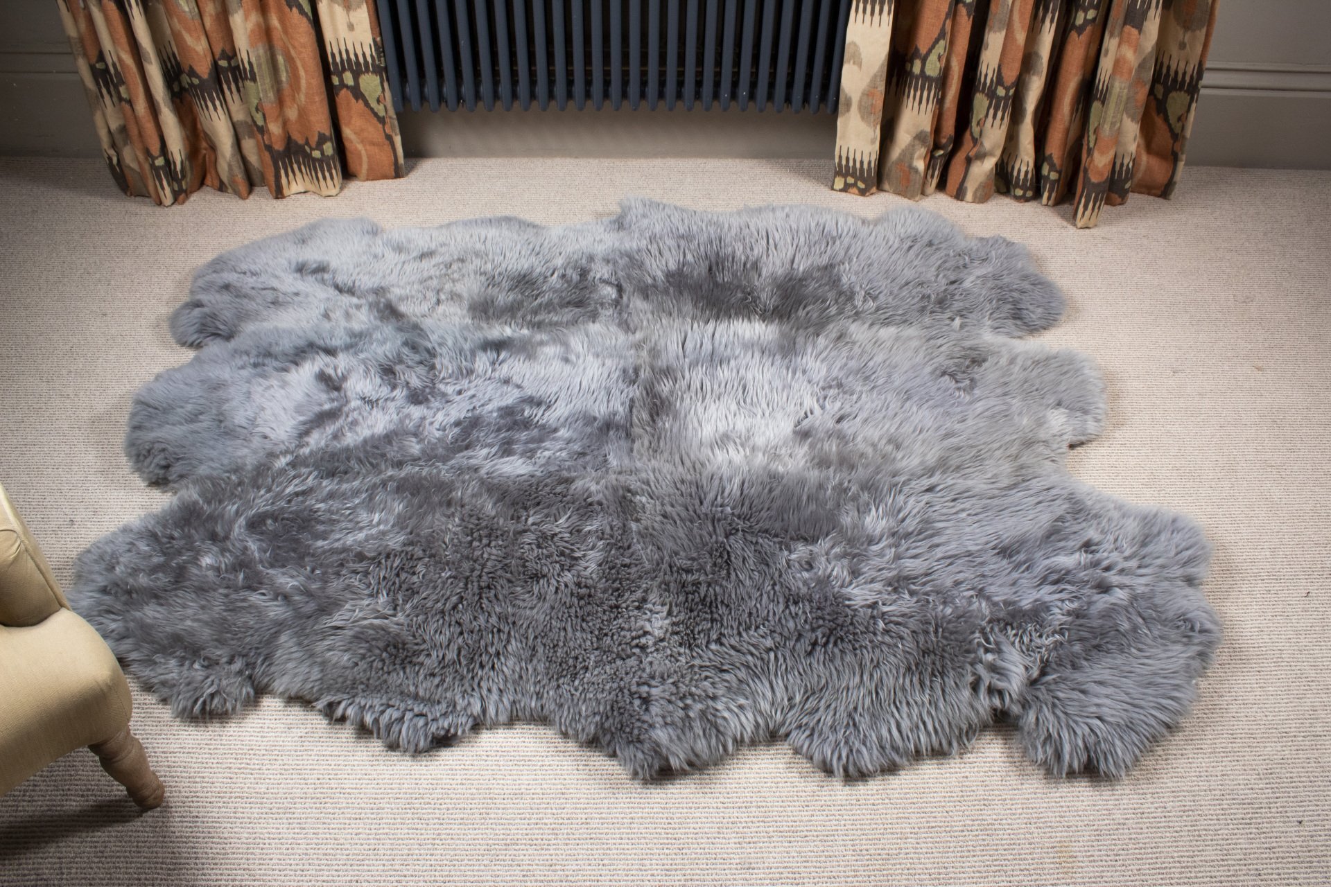 Sexto British Sheepskin ‘grey’