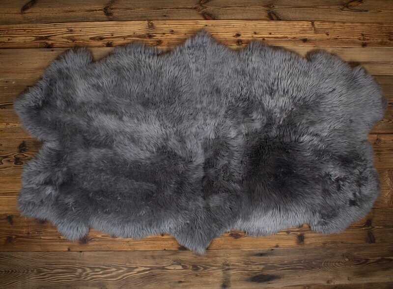 Quad British Sheepskin ‘grey’