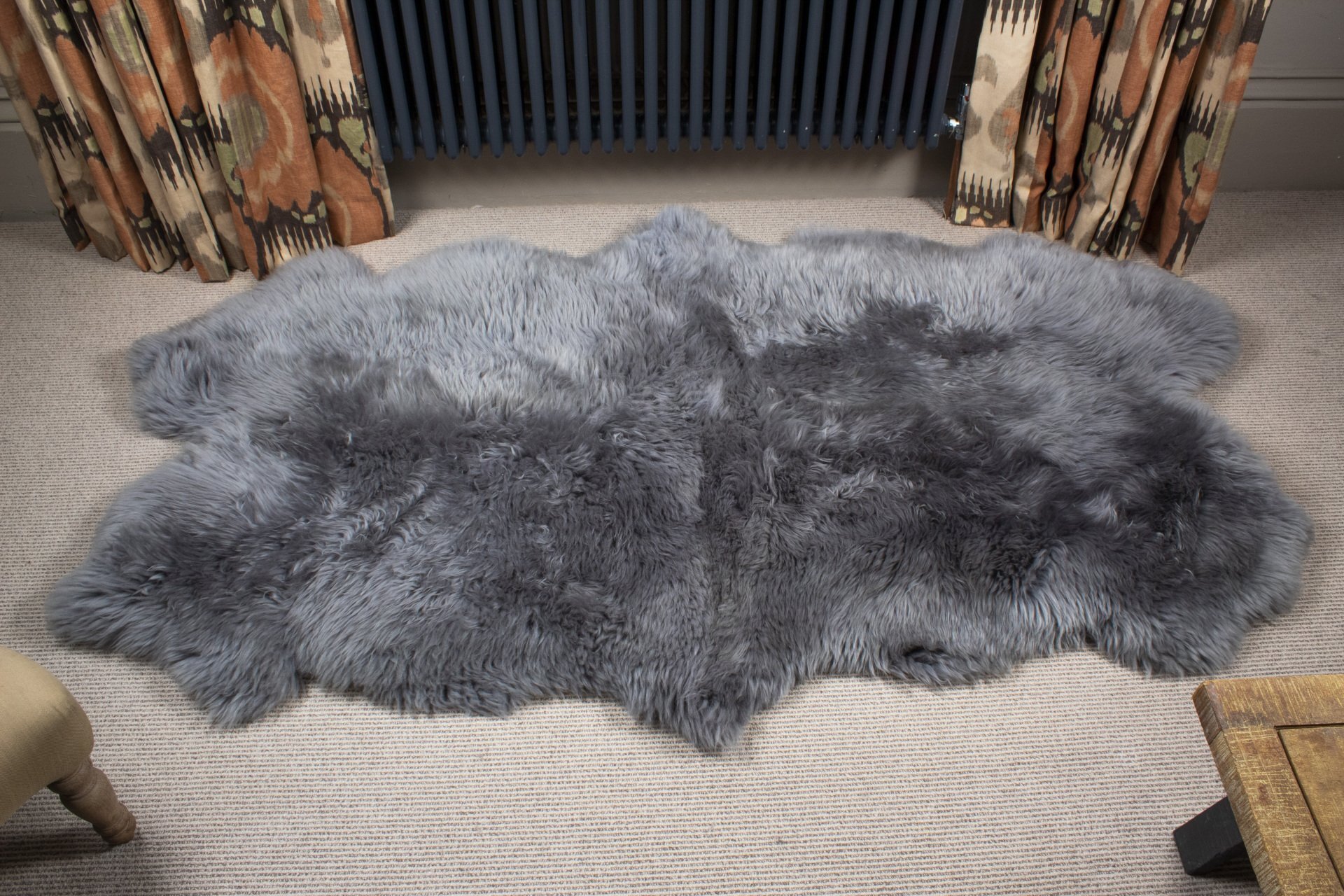 Quad British Sheepskin ‘grey’