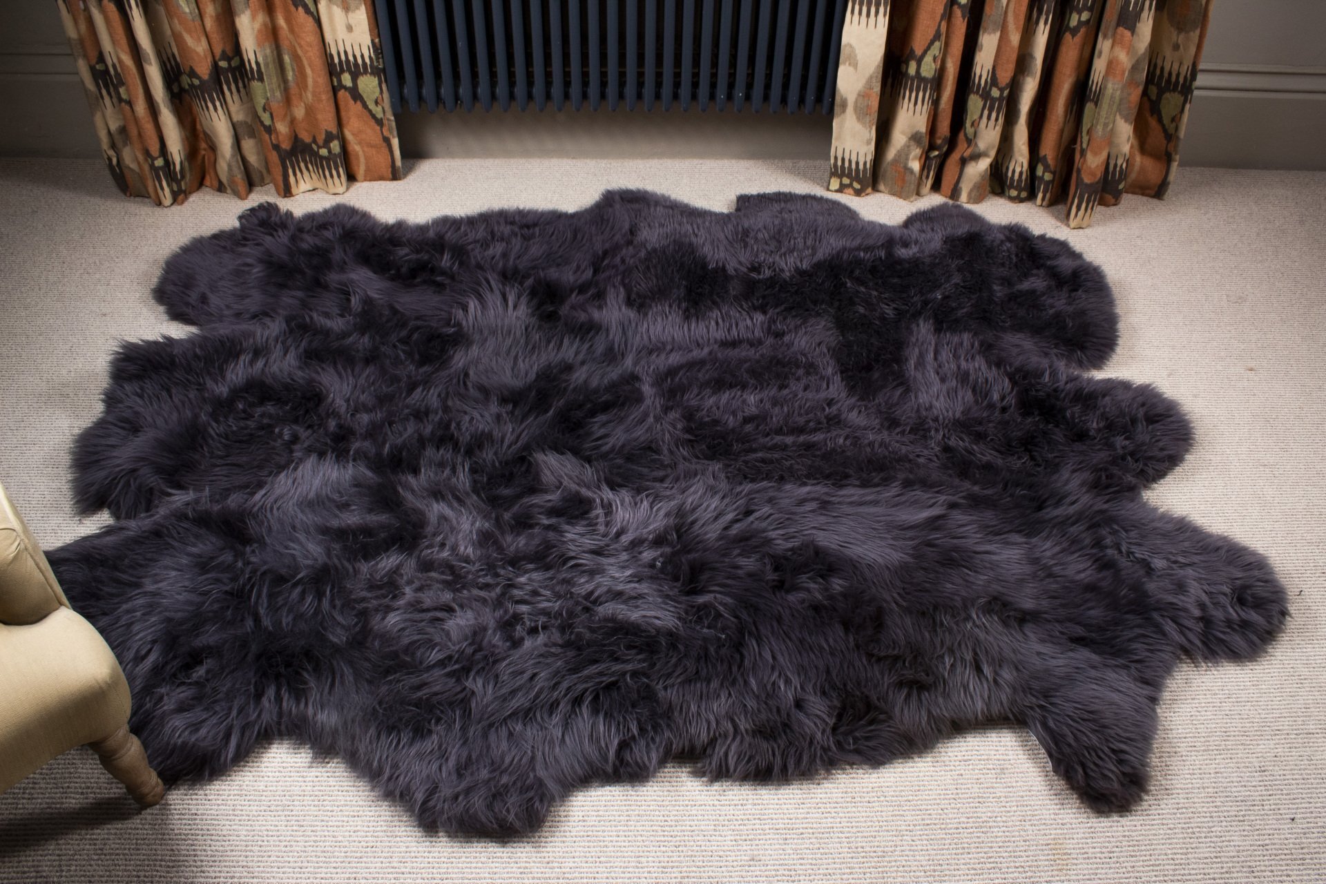 Sexto British Sheepskin ‘anthracite’