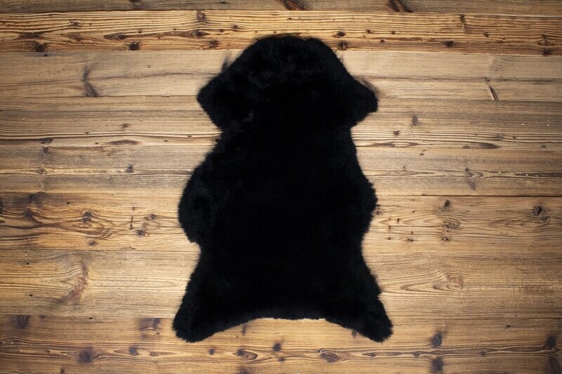 ShortWool Sheepskin ‘black’