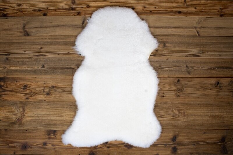 ShortWool Sheepskin ‘white’