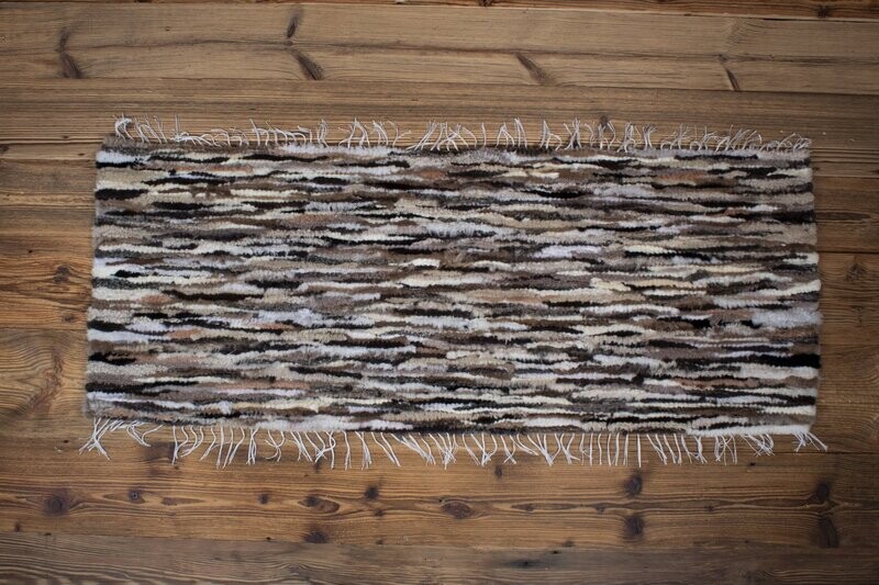 Unique Sheepskin Rug #14 ‘small’