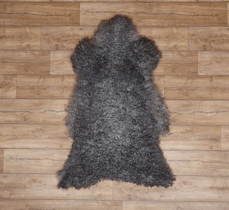 Grey Gotland 'long wool' Sheepskin #3