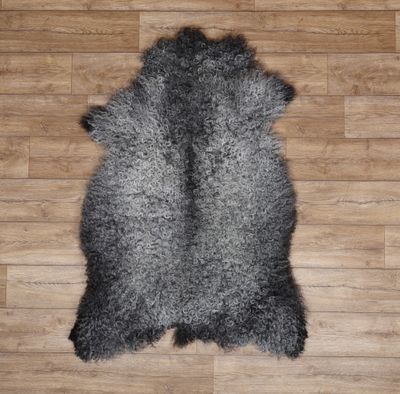 Grey Gotland 'long wool' Sheepskin #4