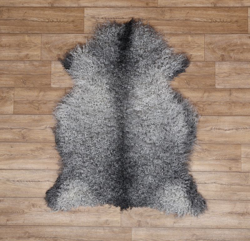 Grey Gotland 'long wool' Sheepskin #6