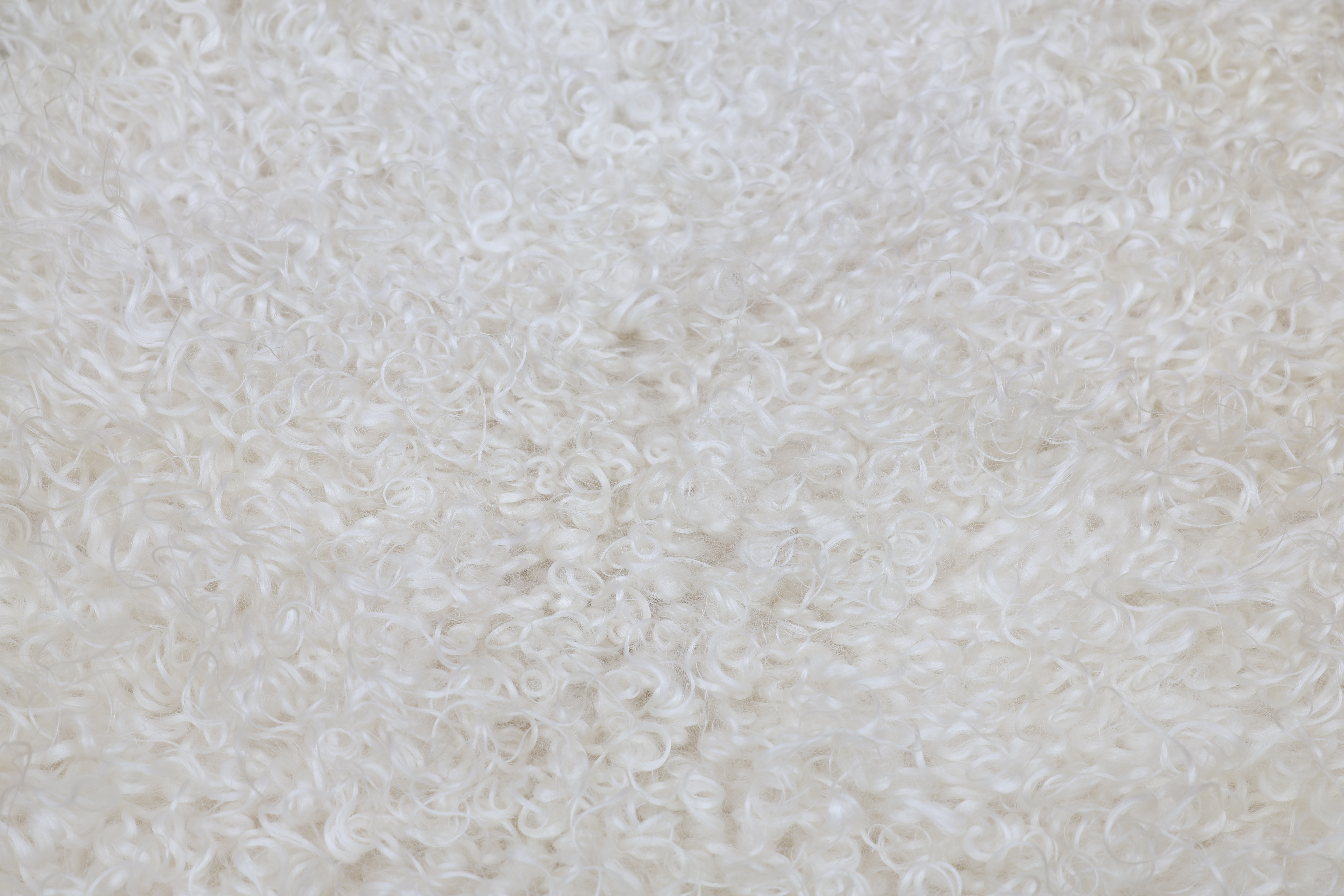 White Leicester Longwool Sheepskin #2