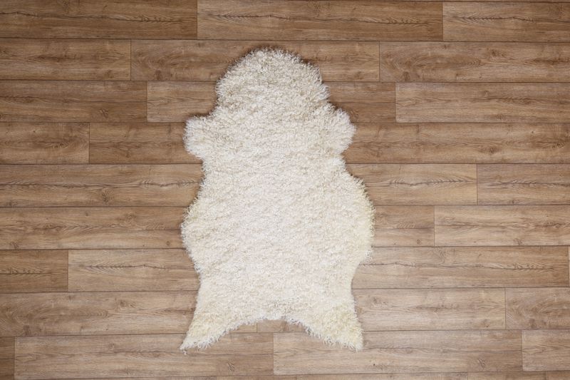 White Gotland Sheepskin #4