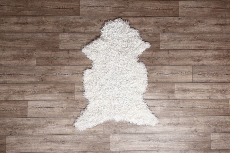White Gotland Sheepskin #6