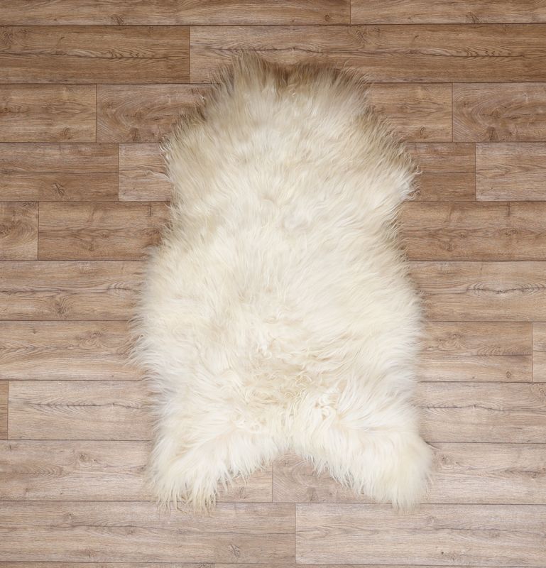 White Icelandic Sheepskin #1