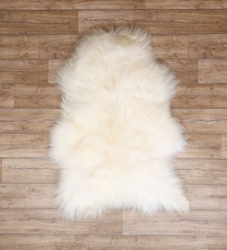White Icelandic Sheepskin #3