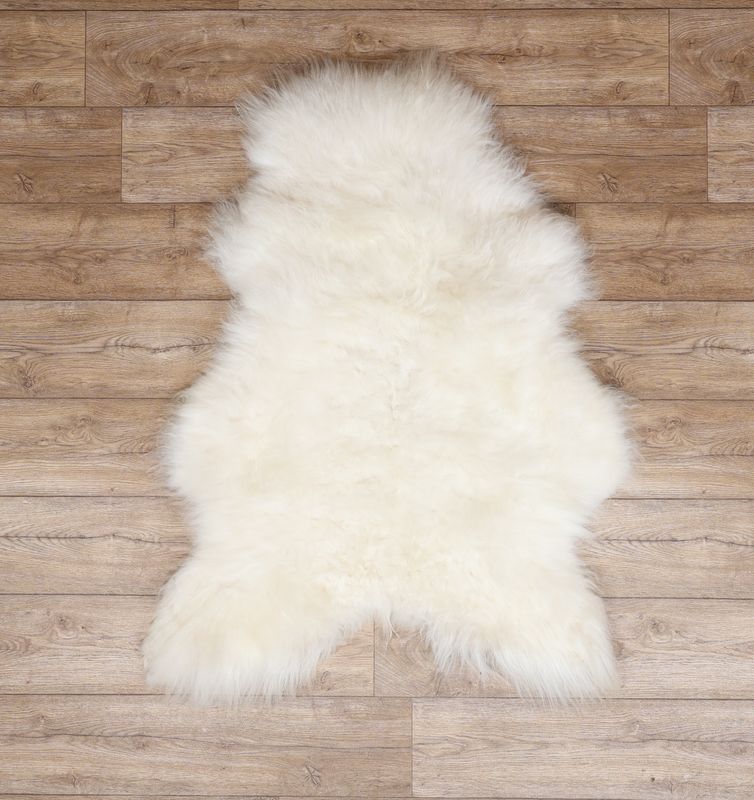 White Icelandic Sheepskin #5