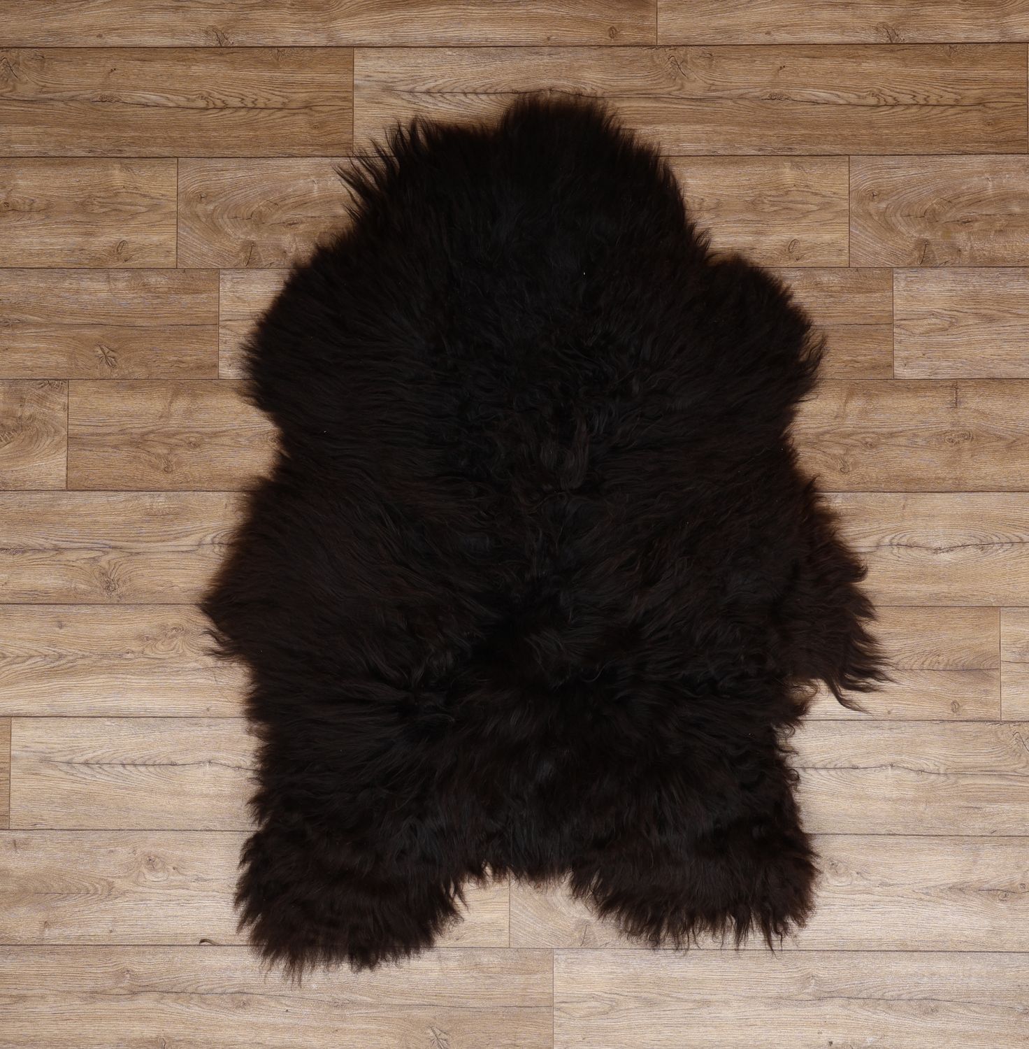 Natural Black Icelandic Sheepskin #9