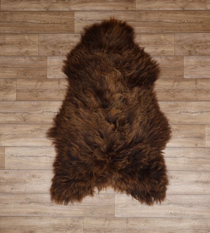 Natural Brown Icelandic Sheepskin #14