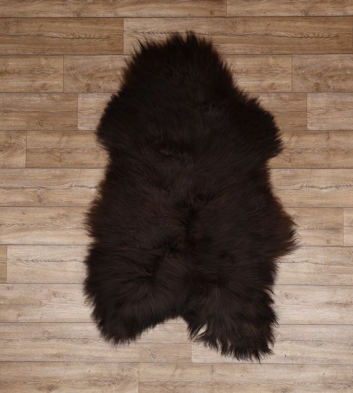 Natural Black Icelandic Sheepskin #13