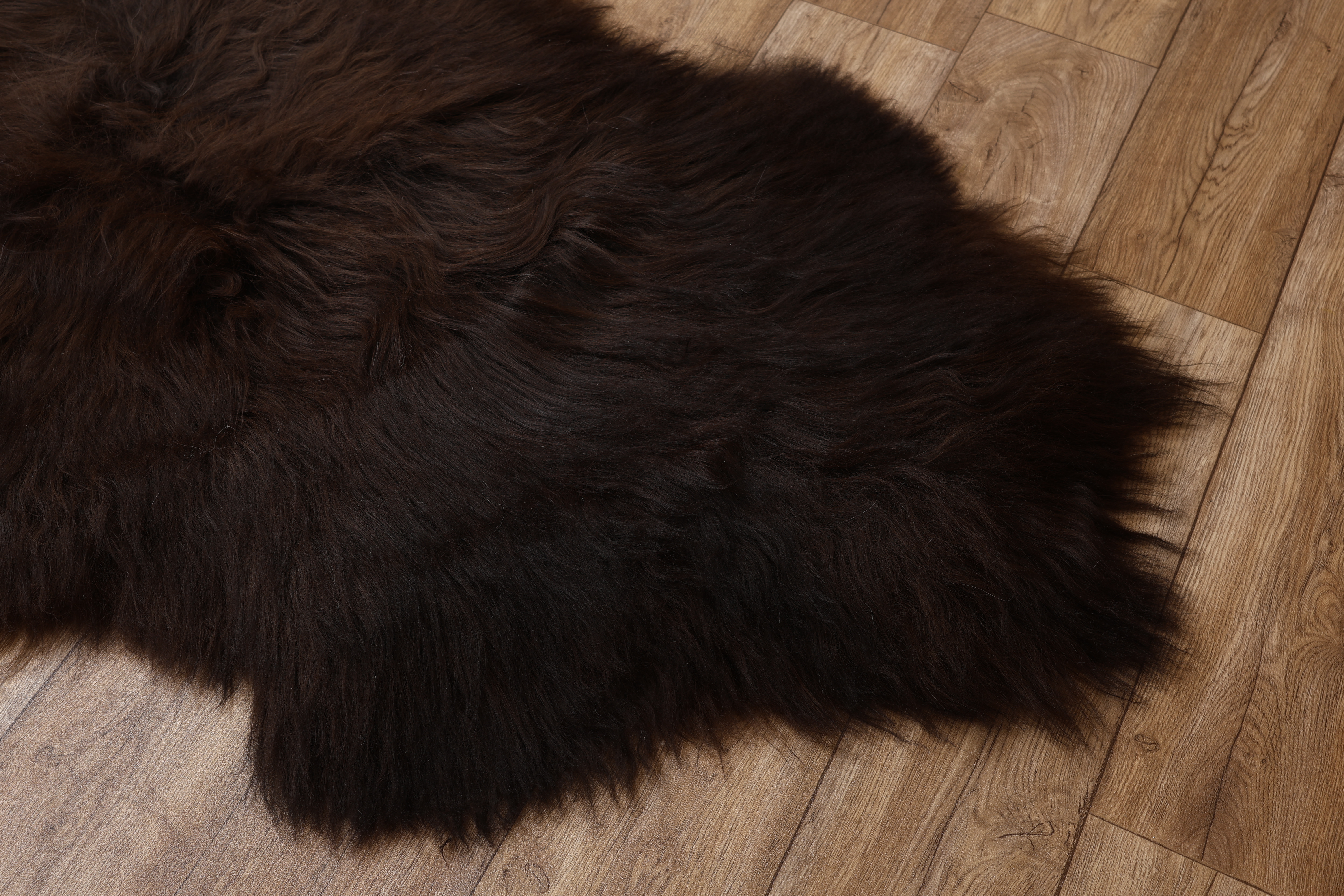 Natural Black Icelandic Sheepskin #13
