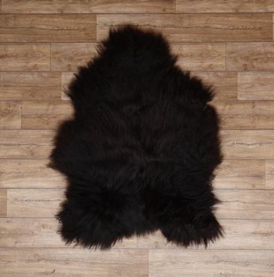 Natural Black Icelandic Sheepskin #10