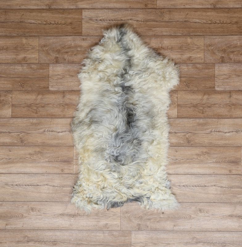 Natural Grey Icelandic Sheepskin #18