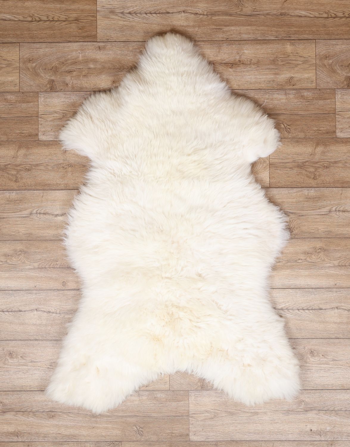 Natural White Sheepskin Rug #2