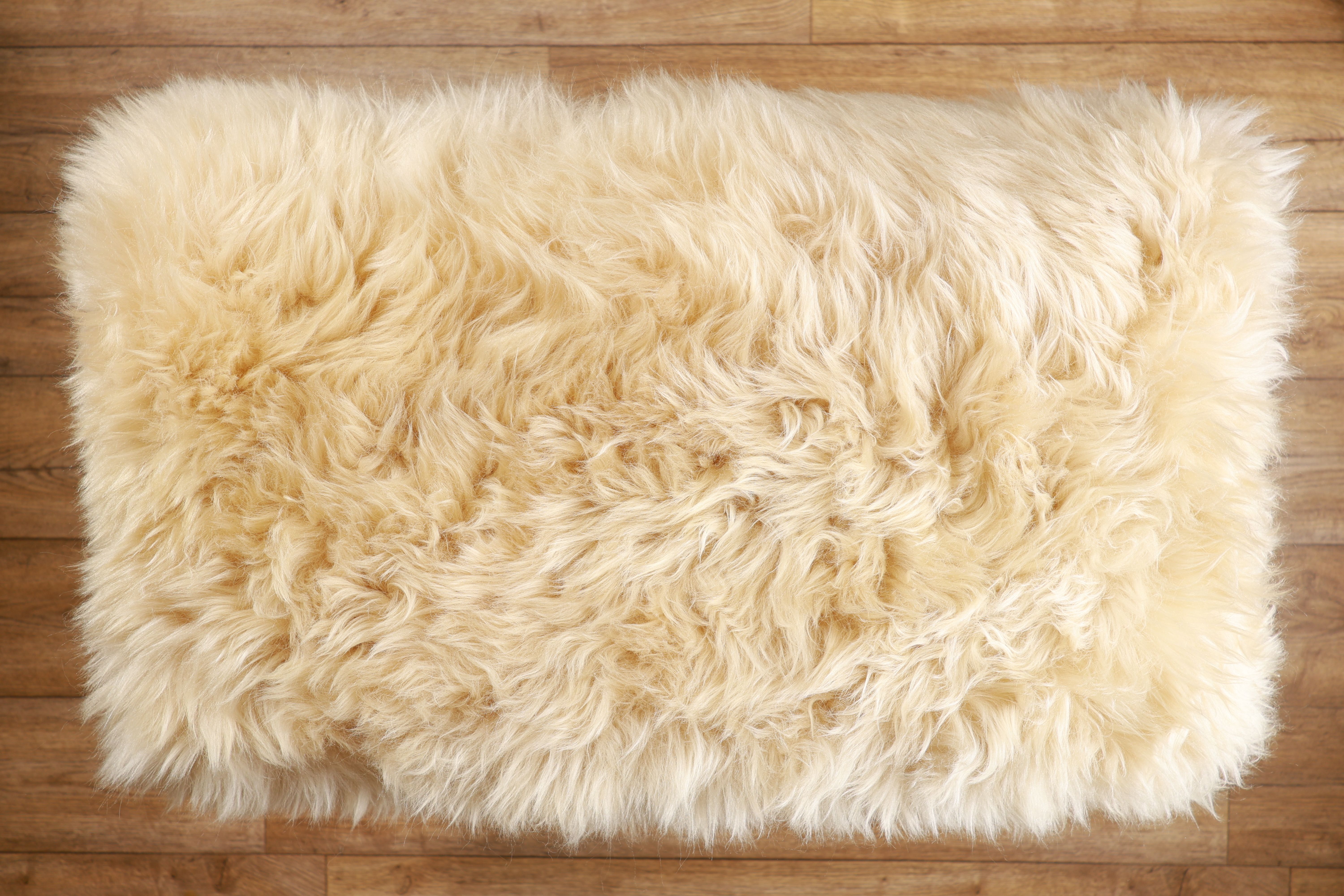 Sheepskin Bench | British Cappuccino | Small